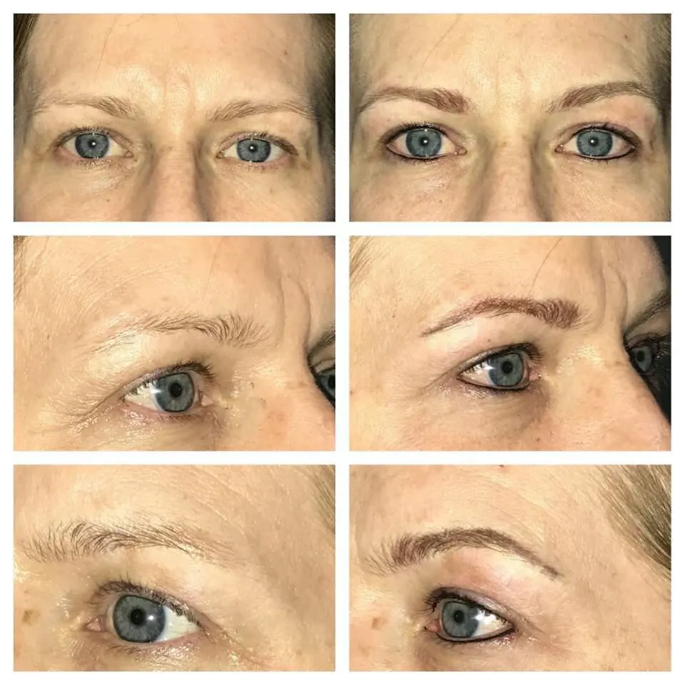 Microblading Hair Strokes Example Austin
